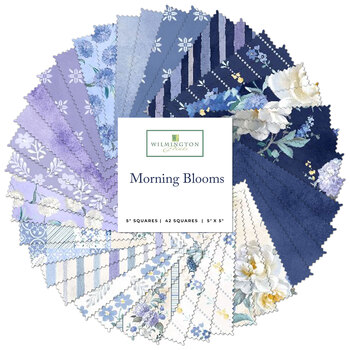 Morning Blooms  5 Karat Crystals by Danhui Nai from Wilmington Prints