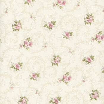 Just Rosy R651142D Cream by Smithsonian Institution for Marcus Fabrics