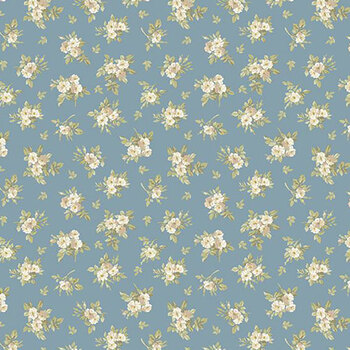 Just Rosy R651144D Blue by Smithsonian from Marcus Fabrics