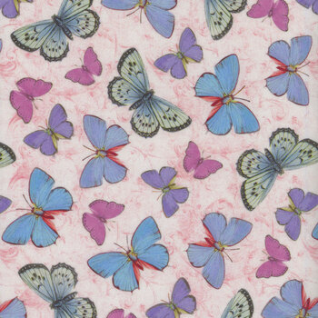 Secret Garden 3811-22 Pink by Lisabelle Art Studio for Blank Quilting Corporation