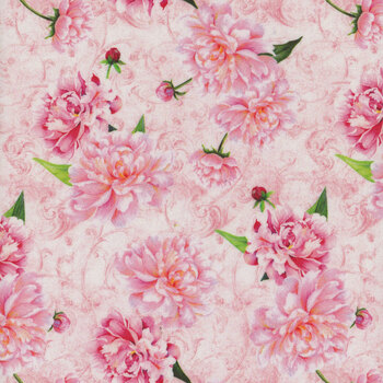 Secret Garden 3817-22 Pink by Lisabelle Art Studio for Blank Quilting Corporation