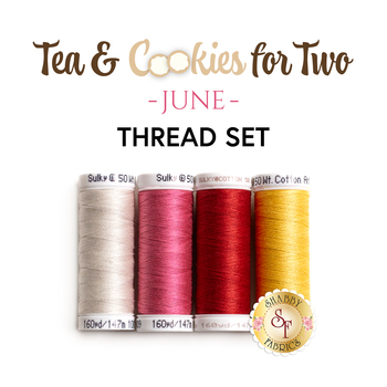  Tea & Cookies for Two - June - 4pc Thread Set