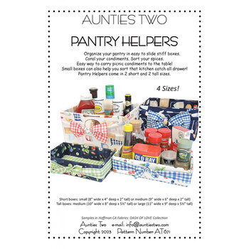 Pantry Helpers Pattern by Aunties Two