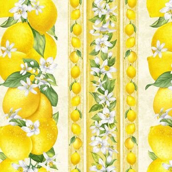 Lemon Bouquet FRUIT-CD2451 Lemon from Timeless Treasures Fabrics