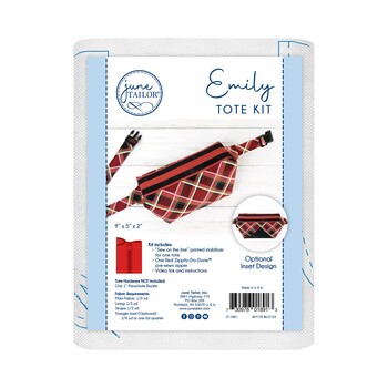 Quilt As You Go Zippity-Do-Done - Emily Tote - Red