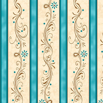 Amazing Grace 24046-Q Teal from Quilting Treasures Fabrics