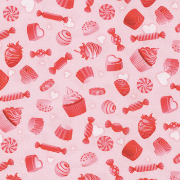 Sweet Love 10511-21 Pink by Patrick Lose for Northcott Fabrics