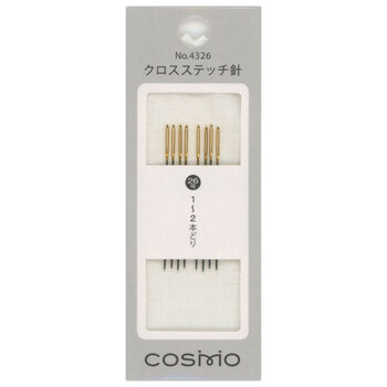 COSMO Cross Stitch Needles - Size 26 - 8ct