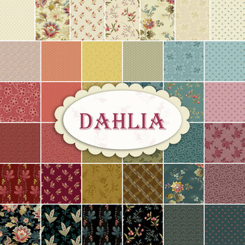 Dahlia  37 FQ Set by Edyta Sitar from Andover Fabrics