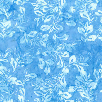 Bali Batiks - Bet on Blue W2583-1 Azure from Hoffman Fabrics