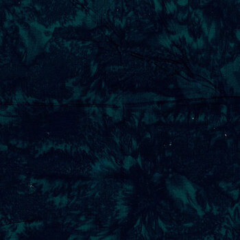 Bali Batiks - Watercolor 1895-216 Black Jade from Hoffman Fabrics