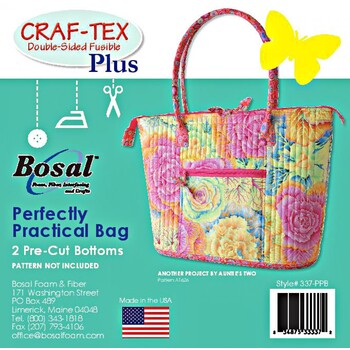 Bosal Perfectly Practical Bag Double-Sided Fusible Plus Stabilizer