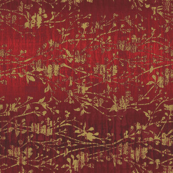 Shiny Objects Holiday Twinkle 3022-005 Red Velvet Metallic from RJR Fabrics