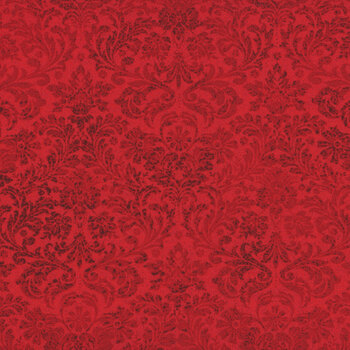 Shiny Objects Holiday Twinkle 3163-002 Radiant Ruby Metallic from RJR Fabrics