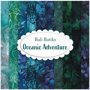 Bali Batiks - Oceanic Adventure  Yardage from Hoffman Fabrics