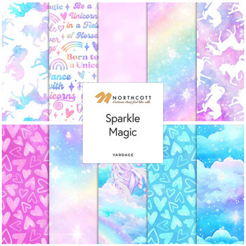 Sparkle Magic   Yardage by Deborah Edwards for Northcott Fabrics