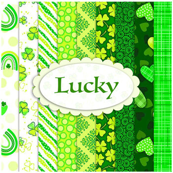 Lucky  9 FQ Set by Patrick Lose from Northcott Fabrics
