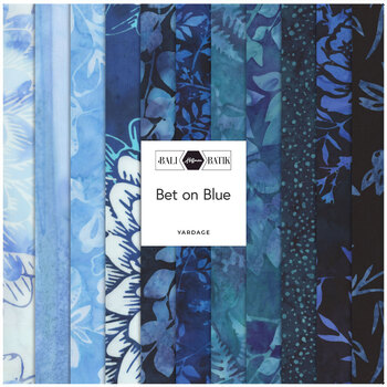 Bali Batiks - Bet on Blue  Yardage by Hoffman Fabrics