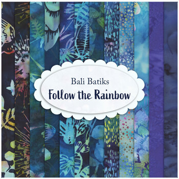 Bali Batiks - Follow the Rainbow  12 FQ Set from Hoffman Fabrics