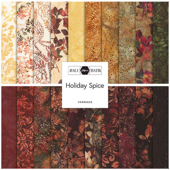 Bali Batiks - Holiday Spice  Yardage by Hoffman Fabrics