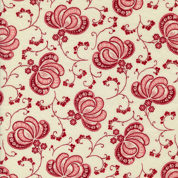 Hollyhocks & Roses 3051-12 Jasmine Rose by Bunny Hill Designs from Moda Fabrics