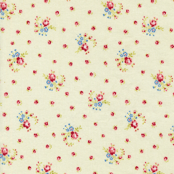 Hollyhocks & Roses 3052-11 Jasmine by Bunny Hill Designs from Moda Fabrics