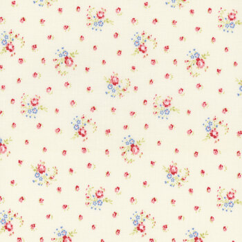 Hollyhocks & Roses 3052-11 Jasmine by Bunny Hill Designs from Moda Fabrics
