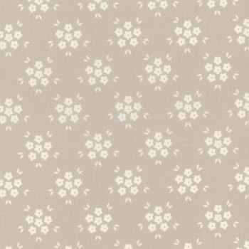 Hollyhocks & Roses 3055-19 Linen by Bunny Hill Designs from Moda Fabrics