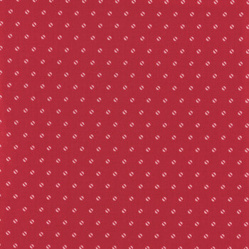 Hollyhocks & Roses 3058-18 Geraniuim Red by Bunny Hill Designs from Moda Fabrics
