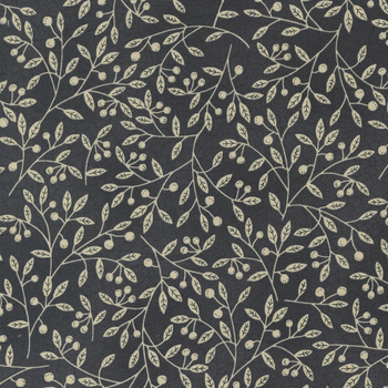 Bloom & Grow 7051-16 Black by Kathy Schmitz from Moda Fabrics