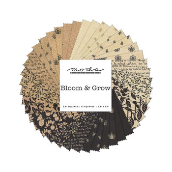 Bloom & Grow  Mini Charm Pack by Kathy Schmitz from Moda Fabrics - RESERVE