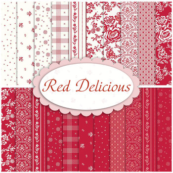Red Delicious  21 FQ Set by  from Riley Blake Designs