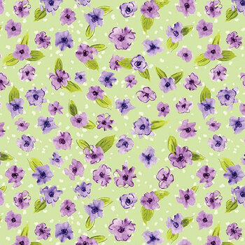 Plum Petals C15642-FERN by Diane Labombarbe from Riley Blake Designs