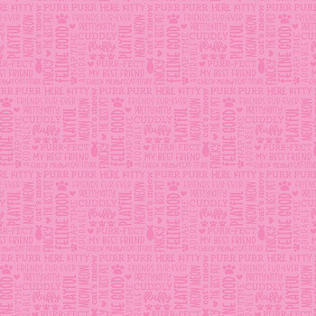 Pretty Kitty™ C15651-PINK by Doodlebug Design Inc. from Riley Blake Designs