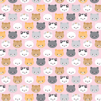 Pretty Kitty™ C15652-PINK by Doodlebug Design Inc. from Riley Blake Designs