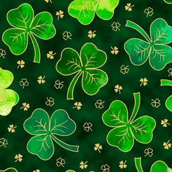 St. Paddy's Cheer 30822-F Forest from Quilting Treasures Fabrics