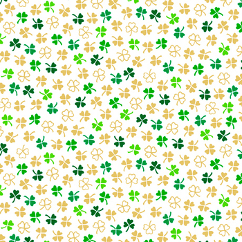 St. Paddy's Cheer 30825-Z White from Quilting Treasures Fabrics