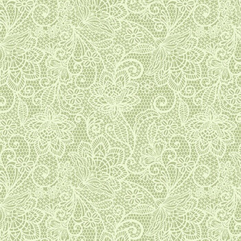 My Victorian Garden 3417-66 Green by Mary Jane Carey from Henry Glass Fabrics