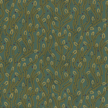 Scrap Basket Favorites 1502-77 Turquoise by Kim Diehl for Henry Glass Fabrics