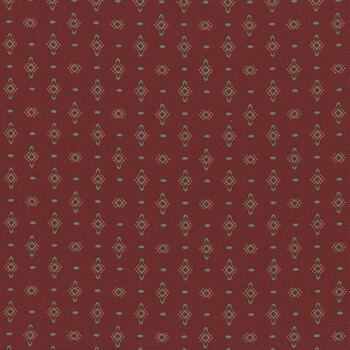 Scrap Basket Favorites 1505-88 Cranberry by Kim Diehl for Henry Glass Fabrics