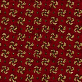 Scrap Basket Favorites 1510-88 Cranberry by Kim Diehl from Henry Glass Fabrics