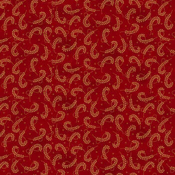 Scrap Basket Favorites 1528-88 Cranberry by Kim Diehl from Henry Glass Fabrics