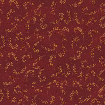 Scrap Basket Favorites 1528-88 Cranberry by Kim Diehl for Henry Glass Fabrics