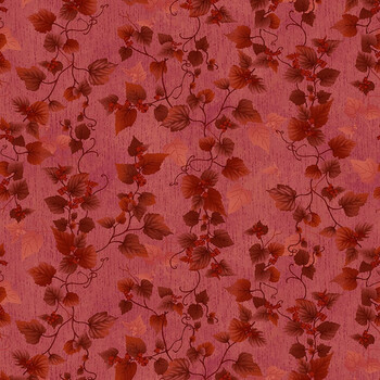 Flossie's Flowers 3375-88 Red by Janet Rae Nesbitt from Henry Glass Fabrics