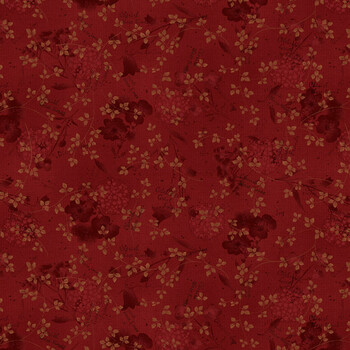 Flossie's Flowers 3377-88 Red by Janet Rae Nesbitt from Henry Glass Fabrics