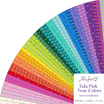 Tula Pink True Colors Tiny Coordinates  Design Roll by Tula Pink for FreeSpirit Fabrics