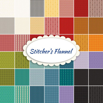 Stitcher's Flannel  Yardage by Vicki McCarty from Riley Blake Designs