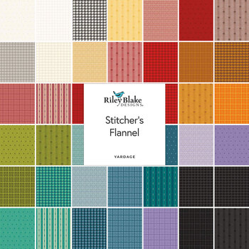 Stitcher's Flannel  Yardage by Vicki McCarty for Riley Blake Designs