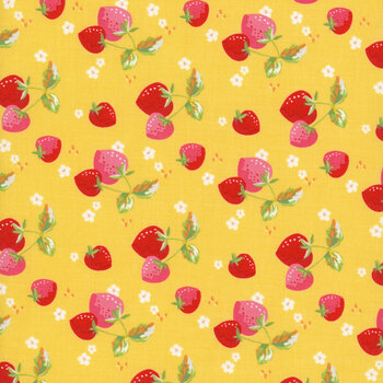 Picnic Florals C14612-YELLOW by My Mind's Eye for Riley Blake Designs
