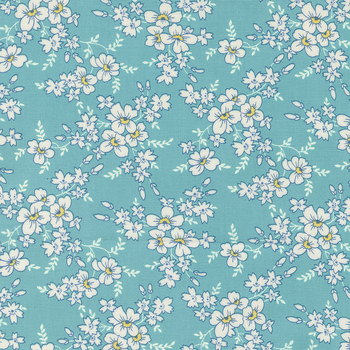 Time And Again 23362-12 Aqua by Linzee Kull McCray from Moda Fabrics